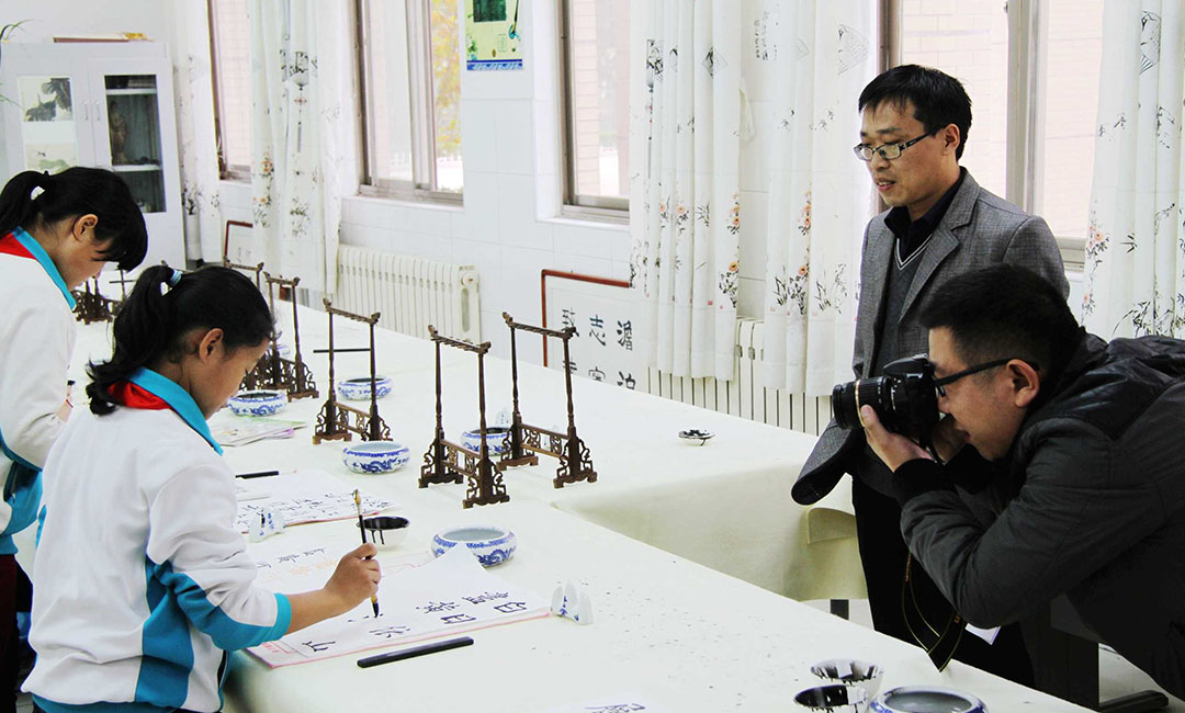 崇明常州书法教育微网站开发案例